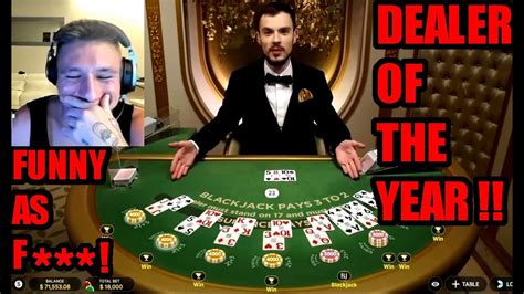 blackjack dealer video